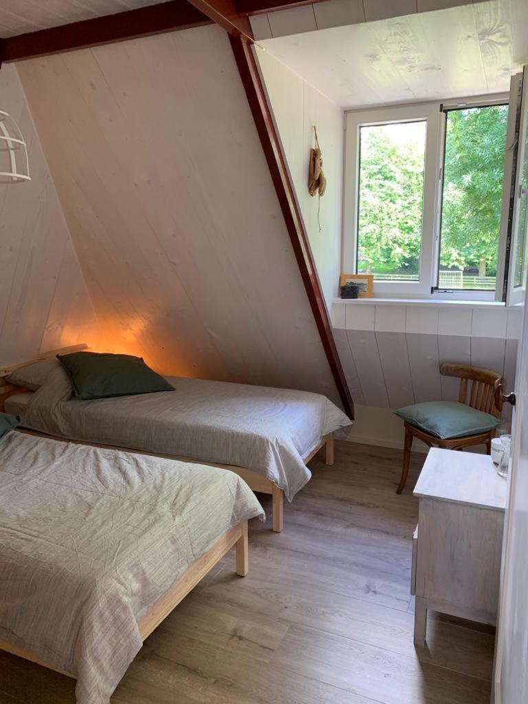 Vakantiehuis In Friesland Voor De Hele Familie Huns Exteriér fotografie